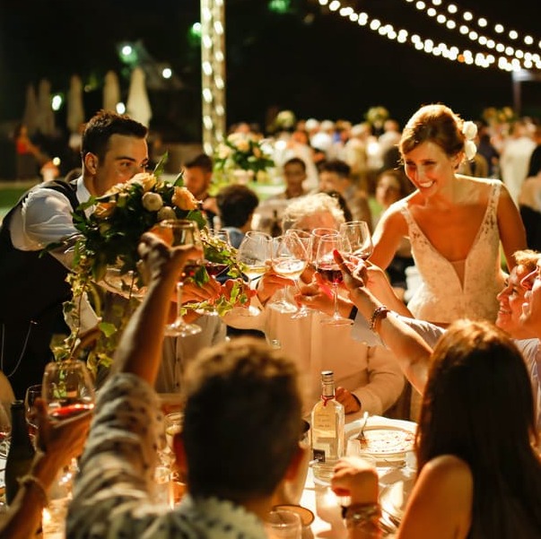 Un elegante e divertente matrimonio nel Chianti